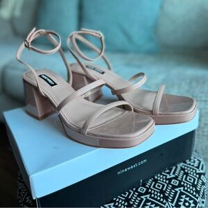 Platform heel sandal